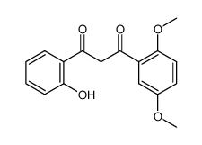 1-(2,5-dimethoxy-phenyl)-3-(2-hydroxy-phenyl)-propane-1,3-dione结构式