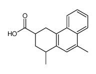 1,9-dimethyl-1,2,3,4-tetrahydro-phenanthrene-3-carboxylic acid结构式