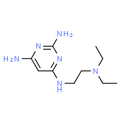 N4-(2-diethylamino-ethyl)-pyrimidine-2,4,6-triamine structure