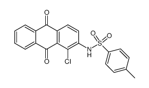 N-(1-chloro-9,10-dioxo-9,10-dihydro-[2]anthryl)-toluene-4-sulfonamide Structure