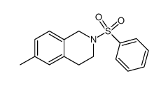 2-benzenesulfonyl-6-methyl-1,2,3,4-tetrahydro-isoquinoline Structure