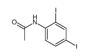 acetic acid-(2,4-diiodo-anilide) Structure