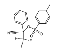 α-Tosyloxy-α-(trifluoromethyl)phenylacetonitrile结构式