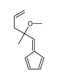 5-(2-methoxy-2-methylpent-4-enylidene)cyclopenta-1,3-diene Structure