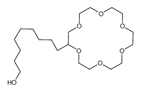 9-(1,4,7,10,13,16-hexaoxacyclooctadec-2-yl)nonan-1-ol结构式