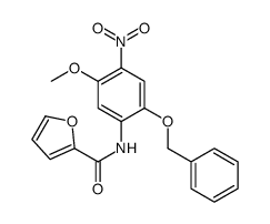 N-(5-methoxy-4-nitro-2-phenylmethoxyphenyl)furan-2-carboxamide Structure