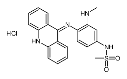 N-[4-(acridin-9-ylamino)-3-(methylamino)phenyl]methanesulfonamide,hydrochloride Structure