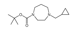 1H-1,4-Diazepine-1-carboxylic acid, 4-(cyclopropylmethyl)hexahydro-, 1,1-dimethylethyl ester picture