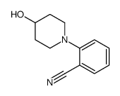 2-(4-HYDROXY-PIPERIDIN-1-YL)-BENZONITRILE structure