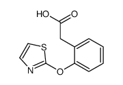 2-[2-(1,3-thiazol-2-yloxy)phenyl]acetic acid结构式