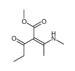 methyl 2-[1-(methylamino)ethylidene]-3-oxopentanoate结构式