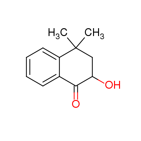 2-hydroxy-4,4-dimethyl-3,4-dihydro-2H-naphthalen-1-one Structure