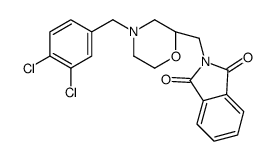 2-{[(2S)-4-(3,4-Dichlorobenzyl)-2-morpholinyl]methyl}-1H-isoindol e-1,3(2H)-dione结构式