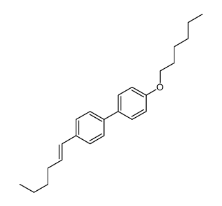 1-hex-1-enyl-4-(4-hexoxyphenyl)benzene结构式