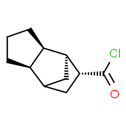 4,7-Methano-1H-indene-5-carbonyl chloride, octahydro-, (3aalpha,4alpha,5alpha,7aalpha)- (9CI) structure