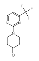 1-(4-(TRIFLUOROMETHYL)PYRIMIDIN-2-YL)PIPERIDIN-4-ONE Structure