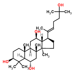 3β,6α,12β-Dammar-E-20(22)-ene-3,6,12,25-tetraol picture