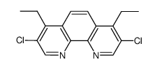 4,7-diethyl-3,8-dichloro-1,10-phenanthroline Structure