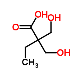 2,2-Bis(hydroxymethyl)butyric acid Structure