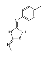 N5-methyl-N3-p-tolyl-[1,2,4]thiadiazole-3,5-diamine Structure