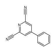 4-phenylpyridine-2,6-dicarbonitrile结构式