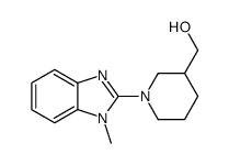 [1-(1-methylbenzimidazol-2-yl)piperidin-3-yl]methanol structure