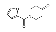 1-(furan-2-carbonyl)piperidin-4-one结构式