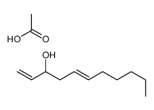 acetic acid,undeca-1,5-dien-3-ol Structure