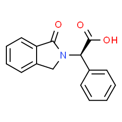 (2R)-(1-oxo-1,3-dihydro-2H-isoindol-2-yl)(phenyl)ethanoic acid picture