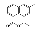 Ethyl 6-methyl-1-naphthoate结构式