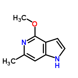 1H-Pyrrolo[3,2-c]pyridine, 4-Methoxy-6-Methyl-结构式