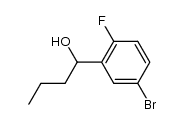 1-(5-bromo-2-fluoro-phenyl)-butan-1-ol结构式