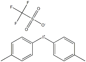 Di(p-tolyl)iodonium triflate结构式