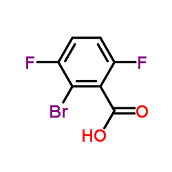 2-Bromo-3,6-difluorobenzoic acid Structure