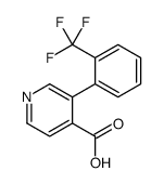 3-[2-(trifluoromethyl)phenyl]pyridine-4-carboxylic acid Structure