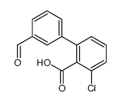 2-chloro-6-(3-formylphenyl)benzoic acid结构式