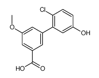 3-(2-chloro-5-hydroxyphenyl)-5-methoxybenzoic acid结构式