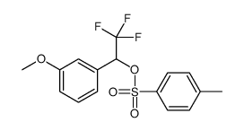 [2,2,2-trifluoro-1-(3-methoxyphenyl)ethyl] 4-methylbenzenesulfonate Structure