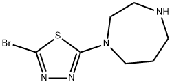 1-(5-Bromo-1,3,4-thiadiazol-2-yl)-1,4-diazepane Structure