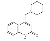 4-(piperidin-1-ylmethyl)-1H-quinolin-2-one structure