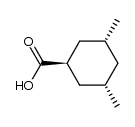 trans,trans-3,5-dimethylcyclohexanecarboxylic acid Structure