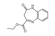 Ethyl 2-oxo-2,3-dihydro-1H-1,5-benzodiazepine-4-carboxylate Structure