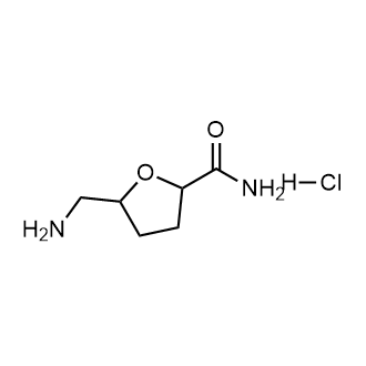 5-(Aminomethyl)oxolane-2-carboxamide hydrochloride Structure