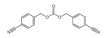 bis(p-cyanobenzyl) sulfite结构式