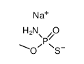 sodium O-methyl phosphoramidothioate结构式