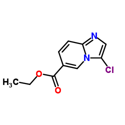 Ethyl 3-chloroimidazo[1,2-a]pyridine-6-carboxylate Structure