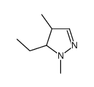 3-ethyl-2,4-dimethyl-3,4-dihydropyrazole Structure