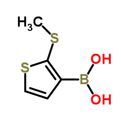 2-(Methylthio)thiophene-3-boronic acid structure