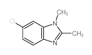 1H-Benzimidazole,6-chloro-1,2-dimethyl- structure