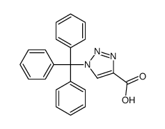 1-trityltriazole-4-carboxylic acid结构式